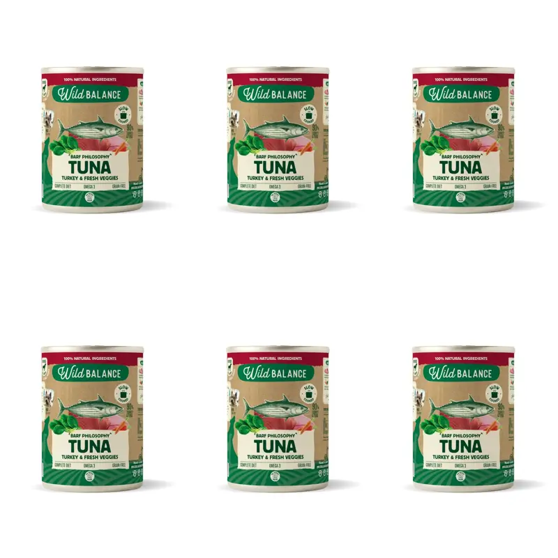 Wild Balance Philosophy Tuna Barf For Dogs, 400 g, Pack of 6