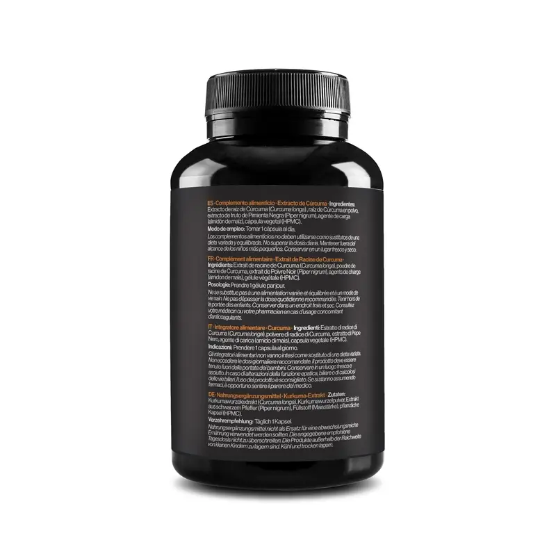 Zenement Turmeric Extract, 120 vegan capsules - Image 3