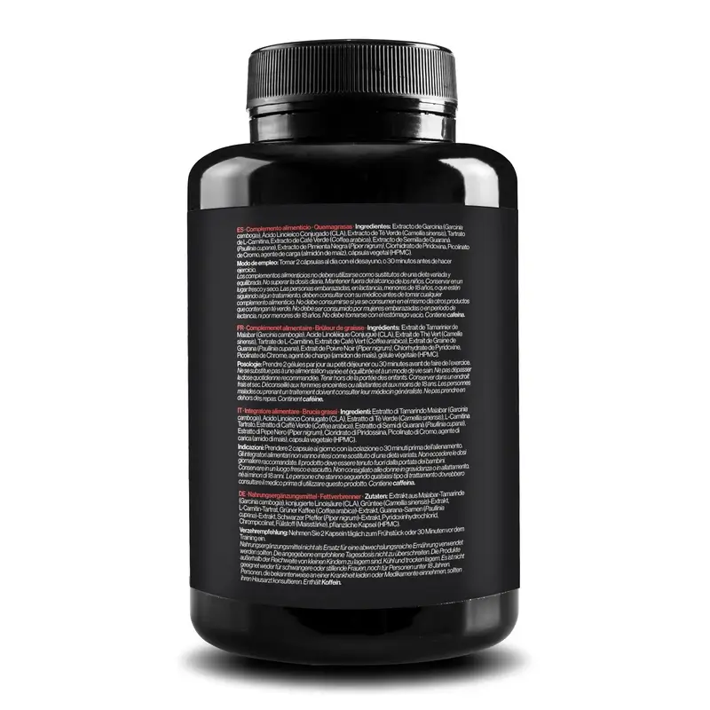Zenement Fat Burner with Green Tea, L-Carnitine, Yerba Mate, Cla and Green Coffee, 120 vegan capsules - Image 3