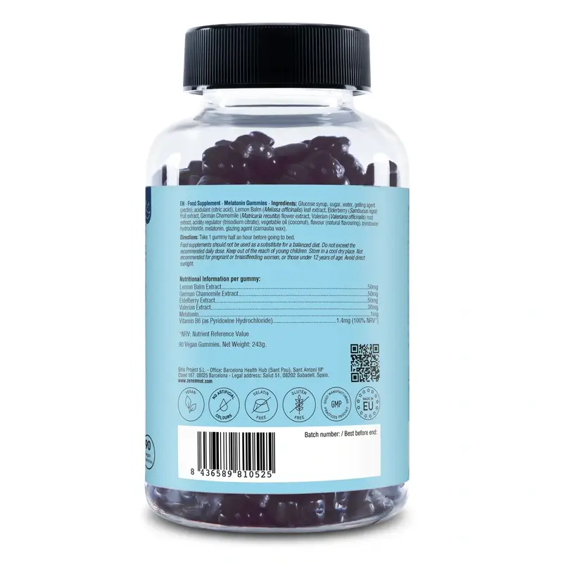 Zenement Gummies Melatonin, 90 vegan gummies - Image 2