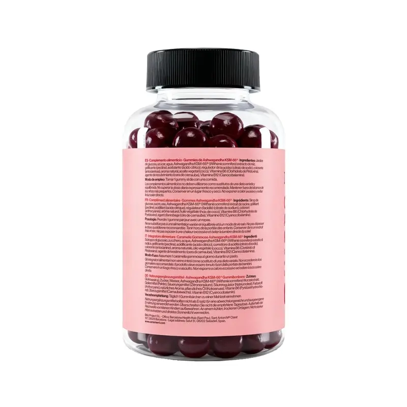 Zenement Gummies De Ashwagandha Ksm-66, 120 vegan gummies - Image 3