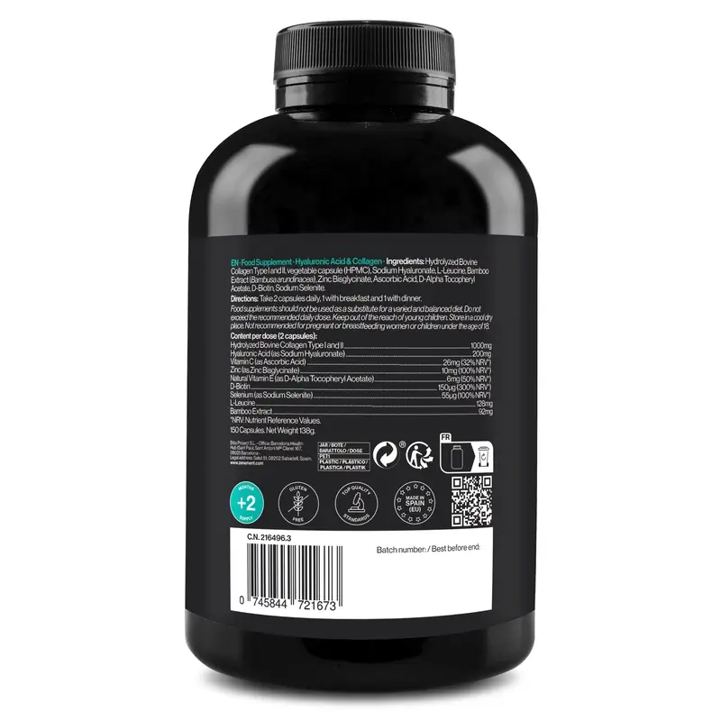 Zenement Hyaluronic Acid & Collagen, 150 capsules - Image 3