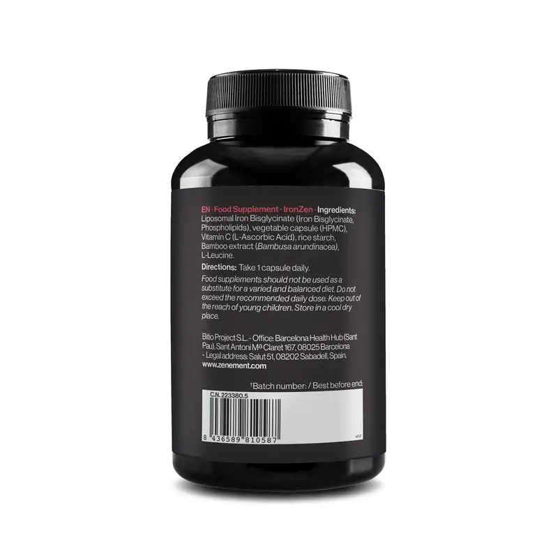 Zenement Ironzen, 90 vegan capsules - Image 3