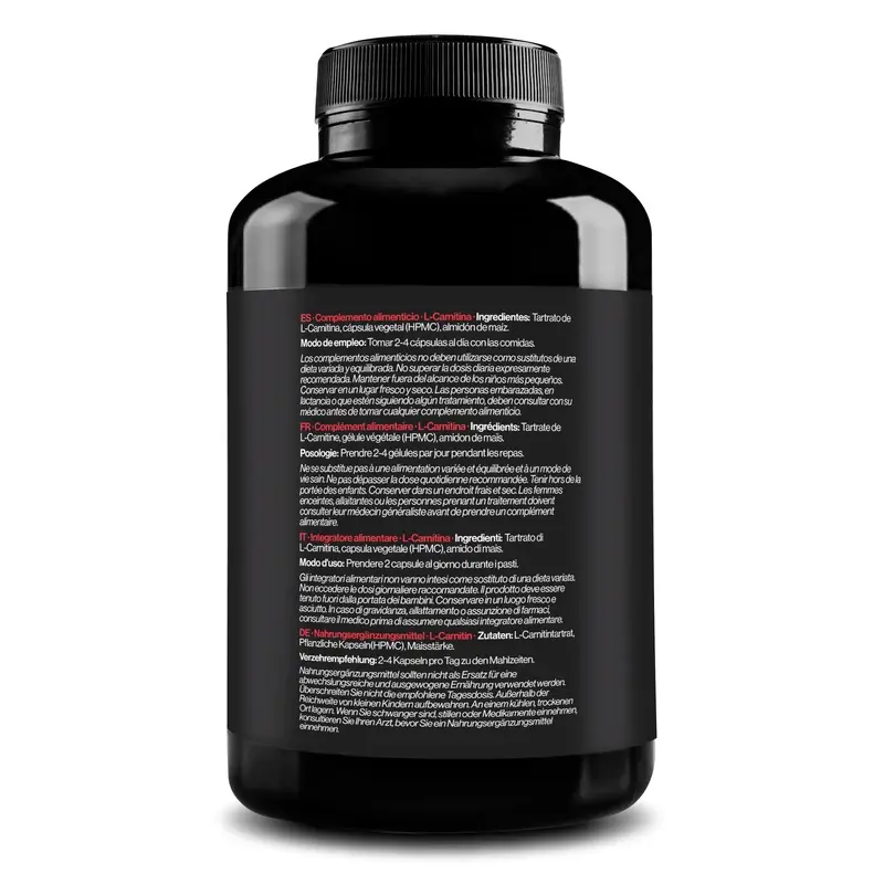Zenement L-Carnitine, 180 vegan capsules - Image 2