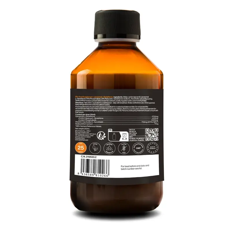 Zenement Liposomal L-Glutathione, 250 ml ml - Image 2
