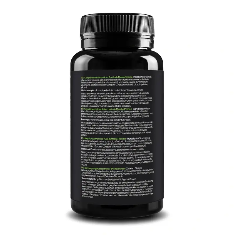 Zenement Peppermint Oil Piperita, 120 softgels - Image 3