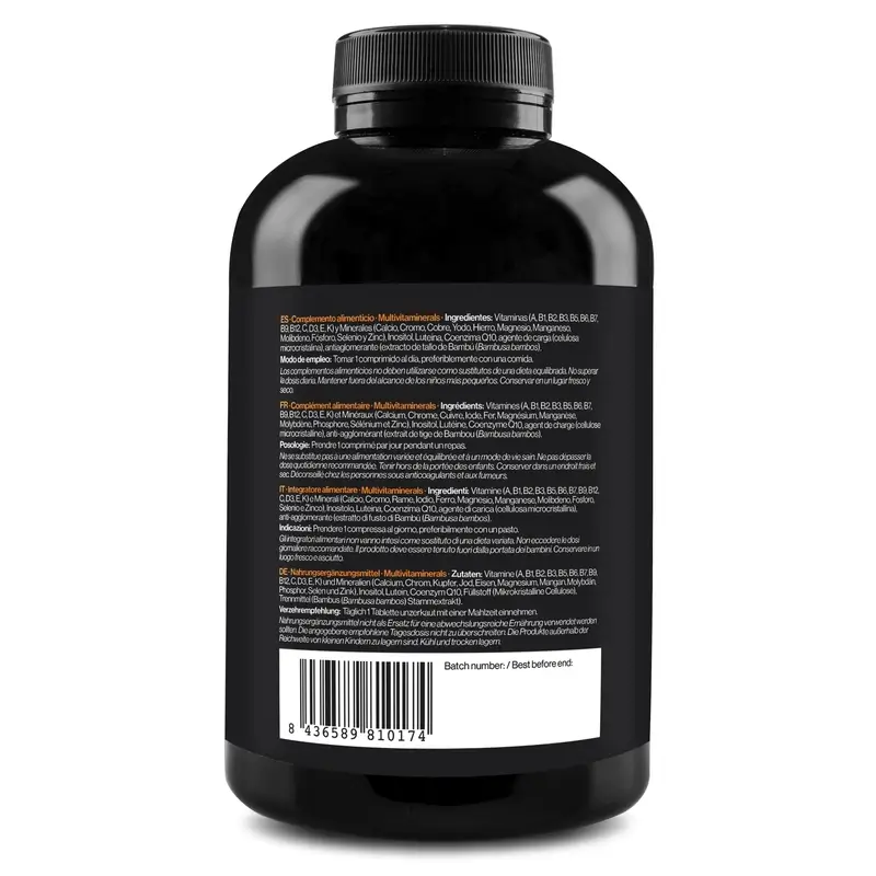 Zenement Multivitaminerals, 240 vegetarian tablets - Image 2