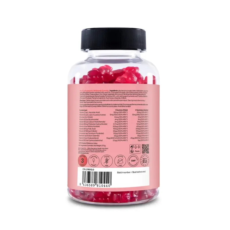 Zenement Multivitamins Gummies, 120 vegetarian gummies - Image 3