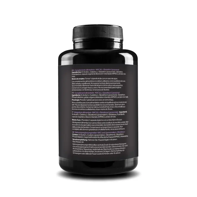 Zenement Nac & L-Glutathione Liposomal, 120 vegan capsules - Image 3