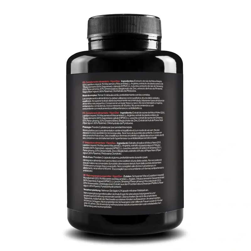 Zenement Vigorizen, 120 vegan capsules - Image 3