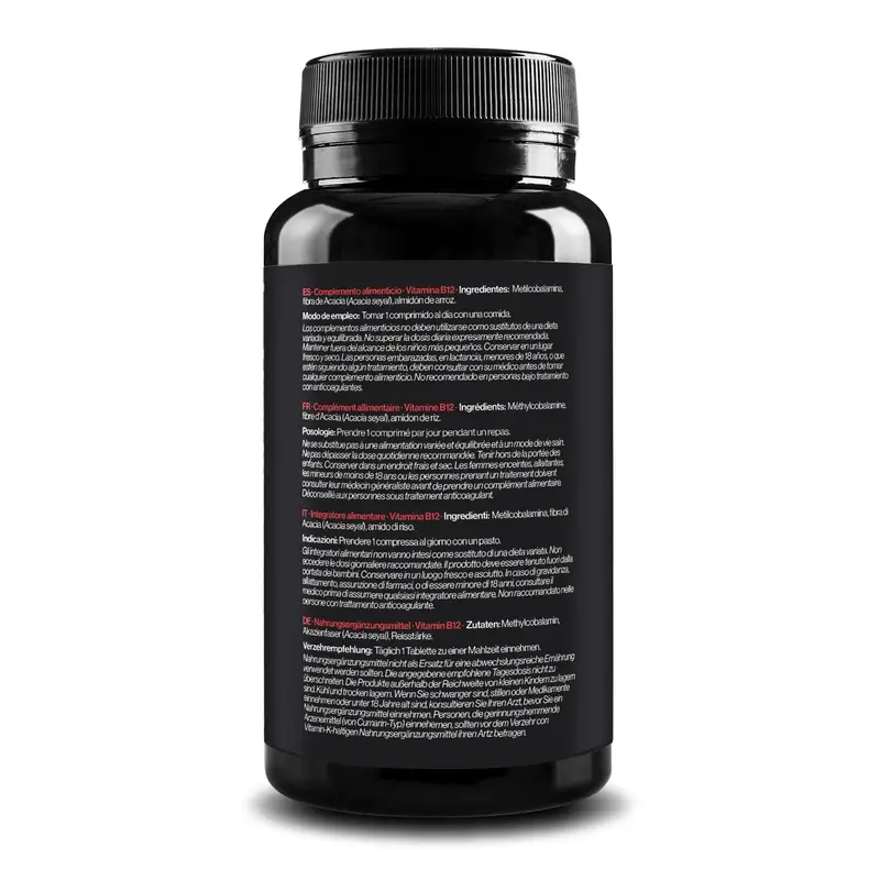 Zenement Vitamin B12 1000Mcg, 450 vegan tablets - Image 3